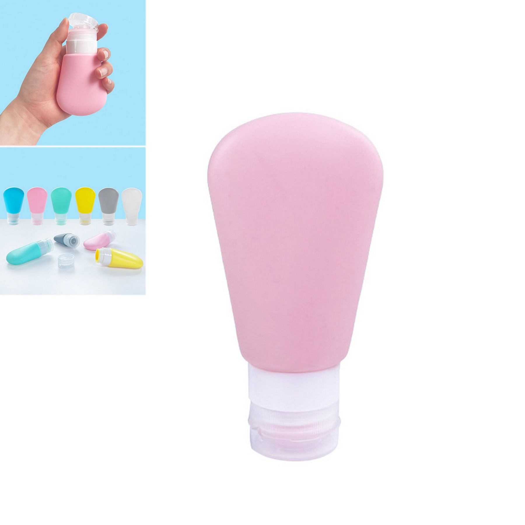 Silicone Travel Bottles 2Oz 3