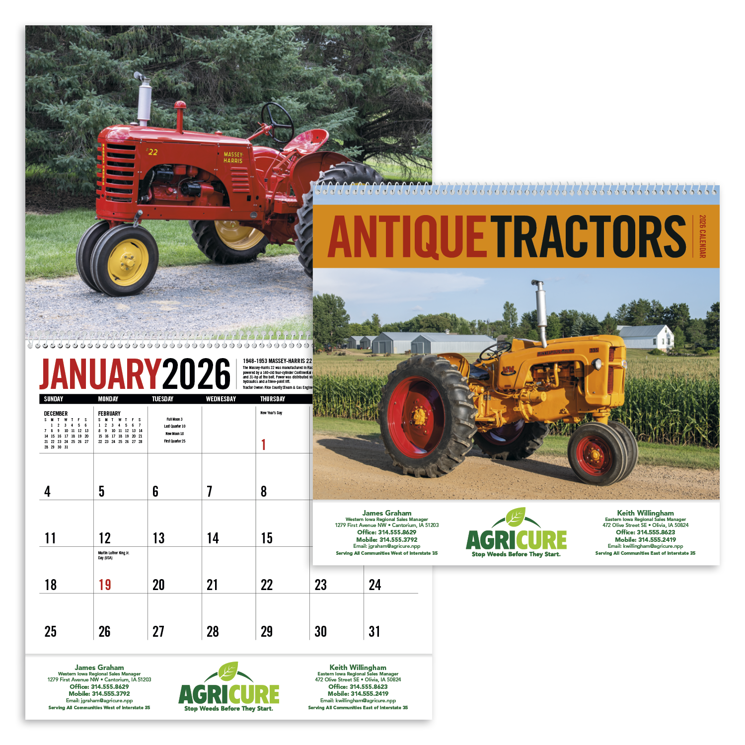 Triumph® Calendars Antique Tractors Calendar 48