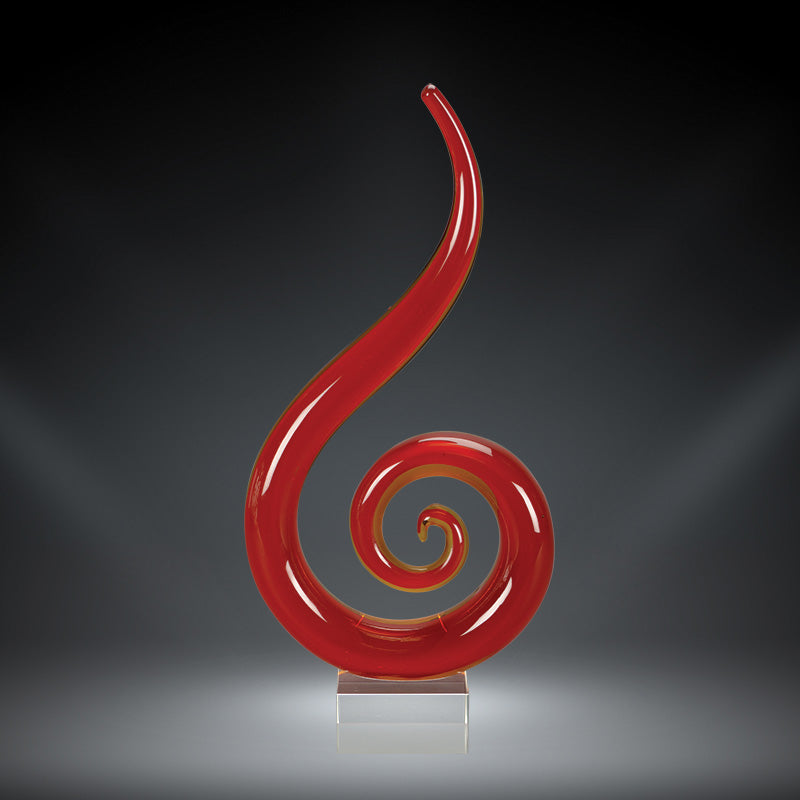 Red Fire Art Glass 2