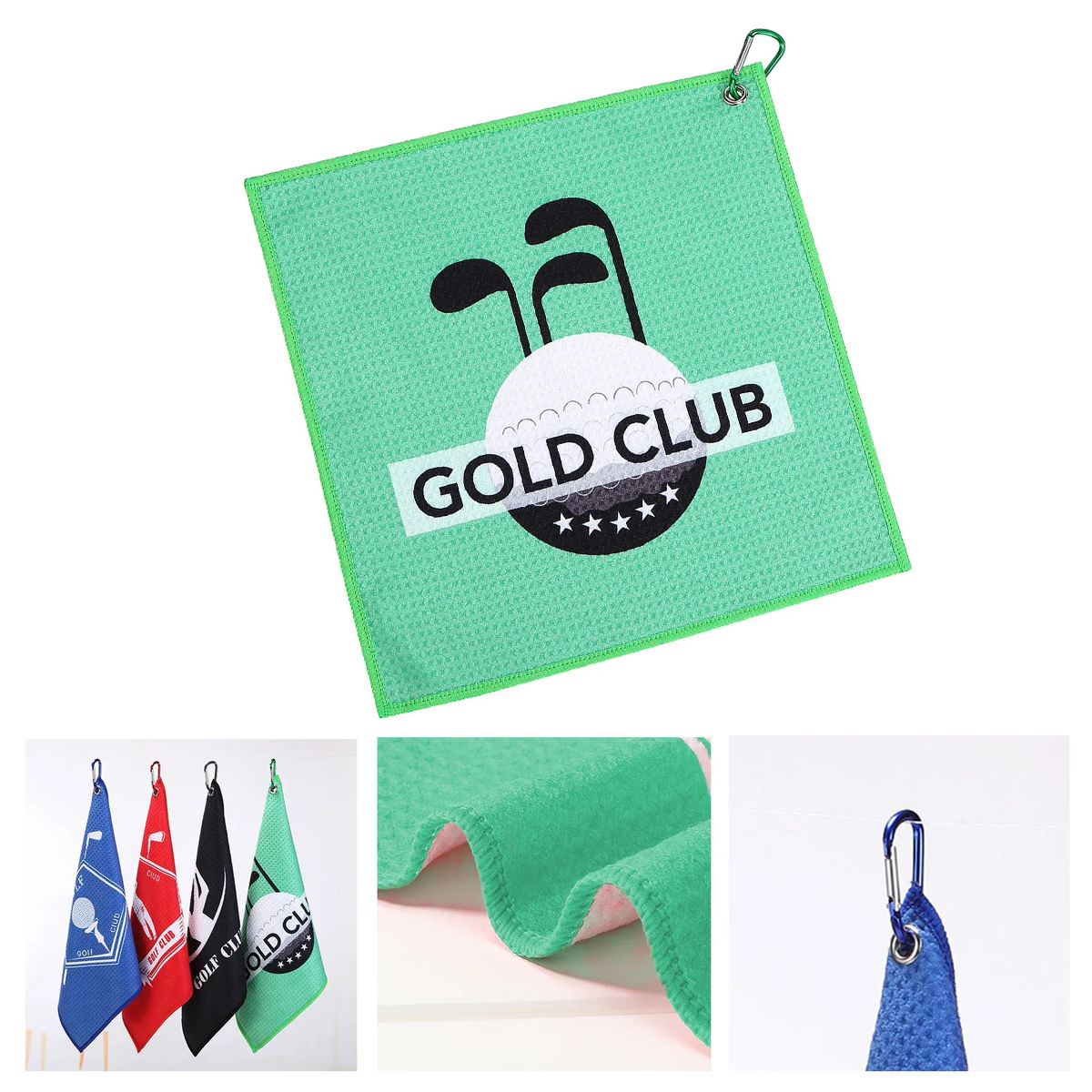 Durable Waffle Golf Towel for Outdoor Sports 5