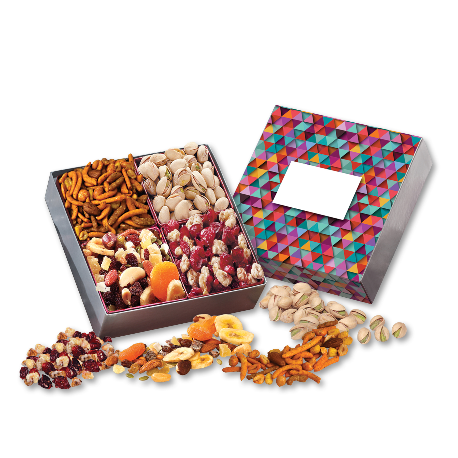 Gift Box with Gourmet Treats with Triangles Sleeve 2