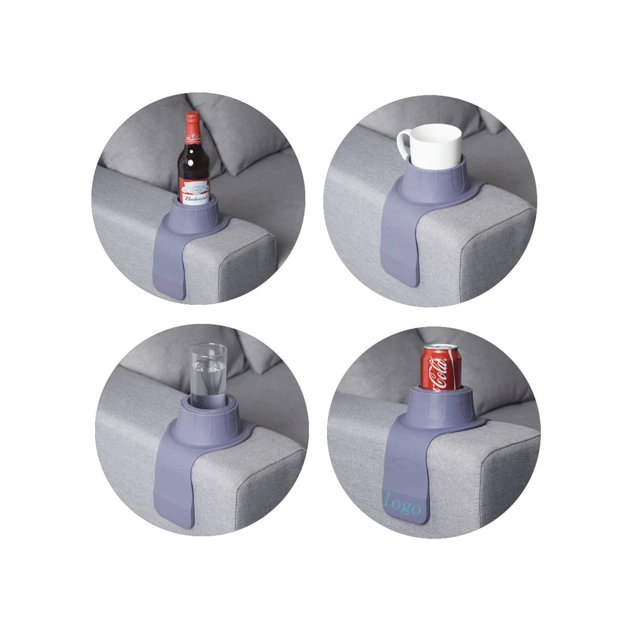 MOQ10 Silicone Cup Coaster For Sofa 2