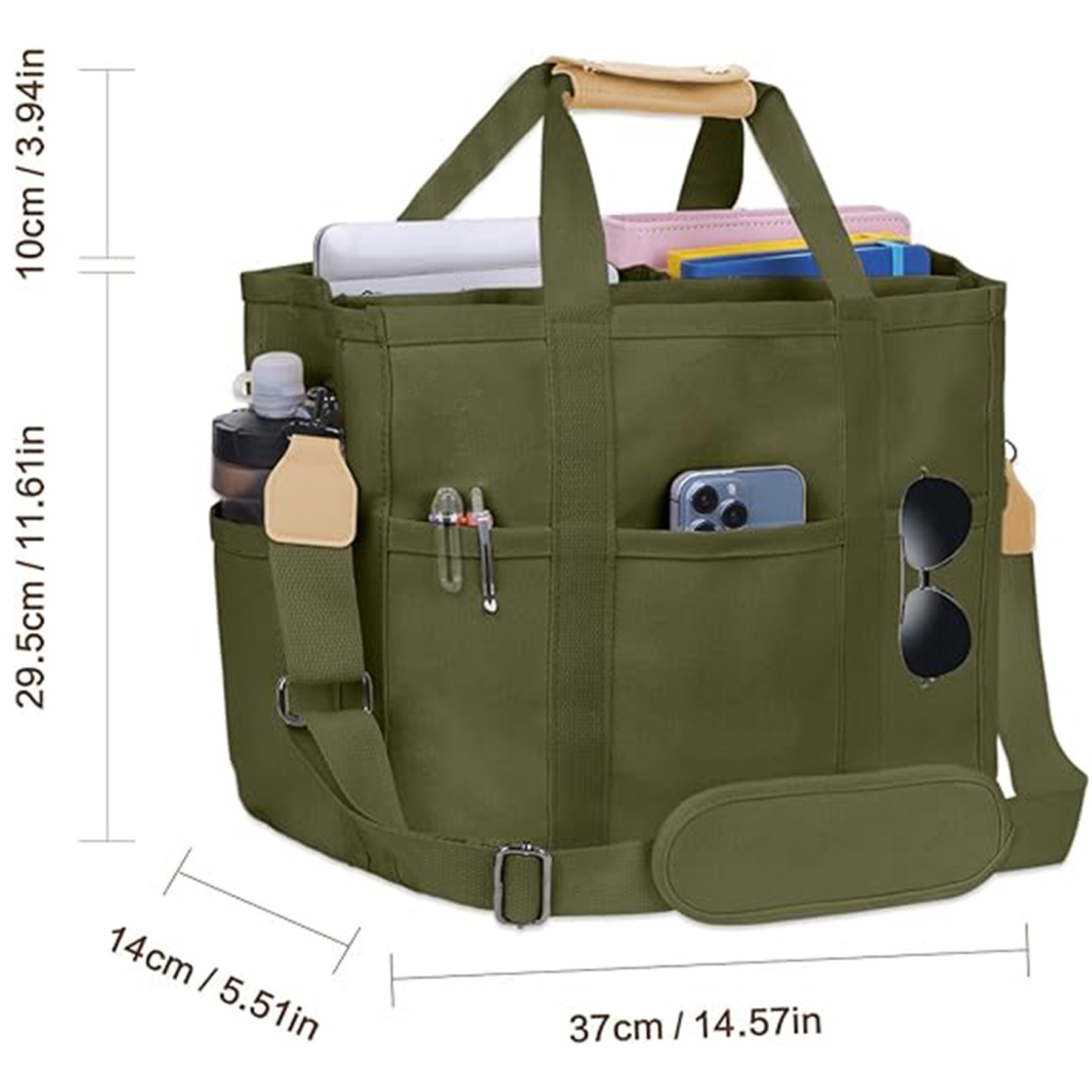 Multifunctional Canvas Tote Bag 1
