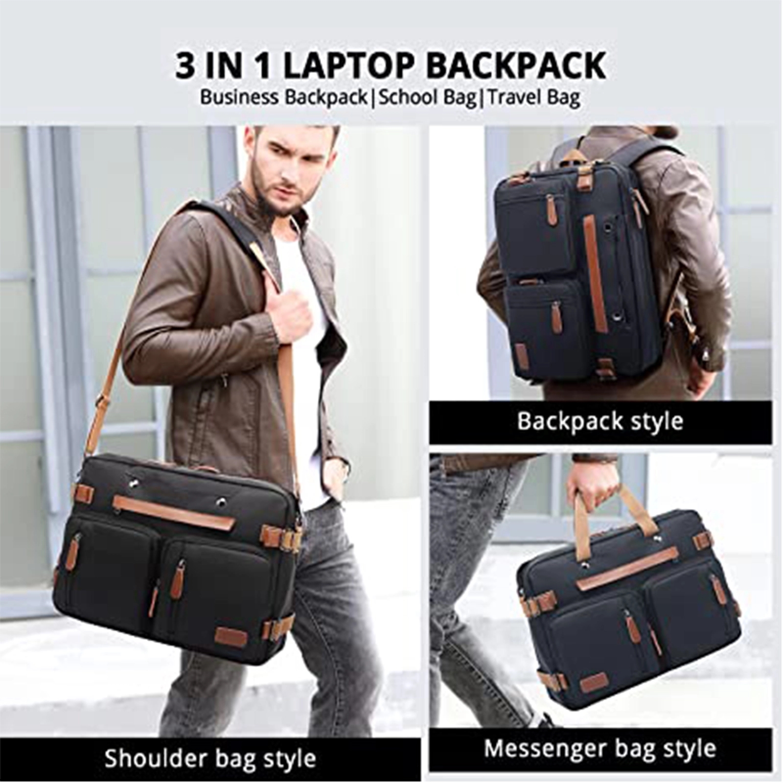 3 In 1 Laptop Backpack 6