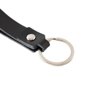 Stylish Textured PU Leather Key Ring Keychain Organizer 27