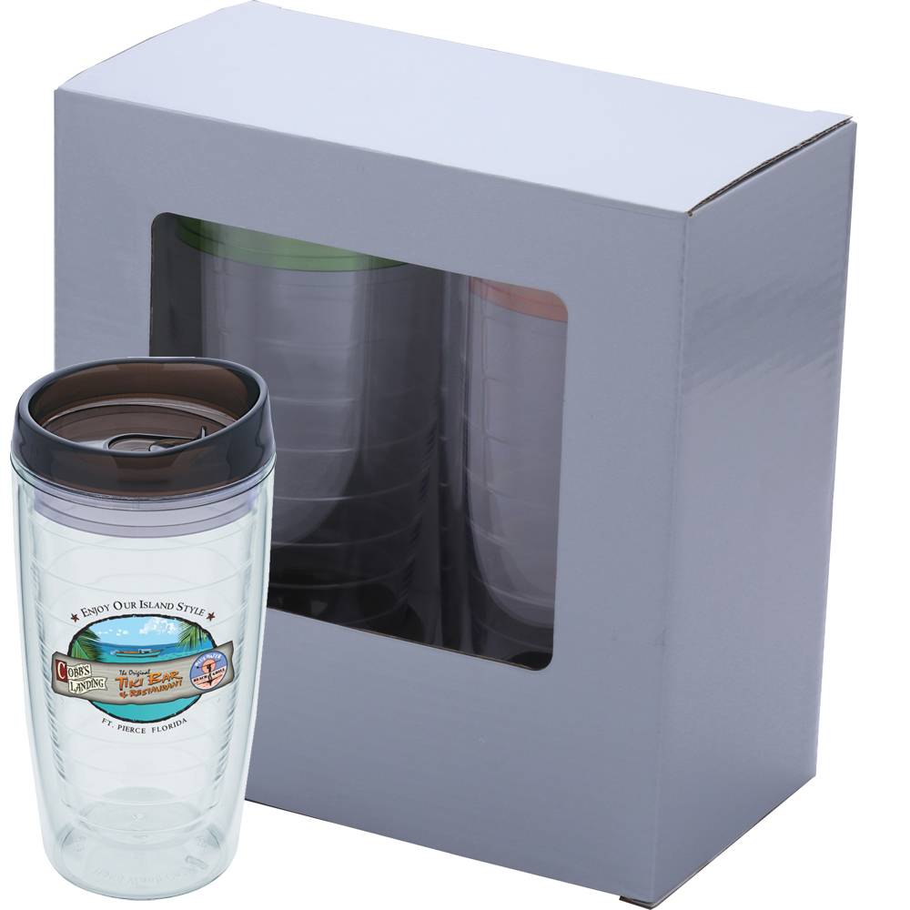 16 Oz. Duo Cielo Tumbler Gift Set (Full Color Imprint)