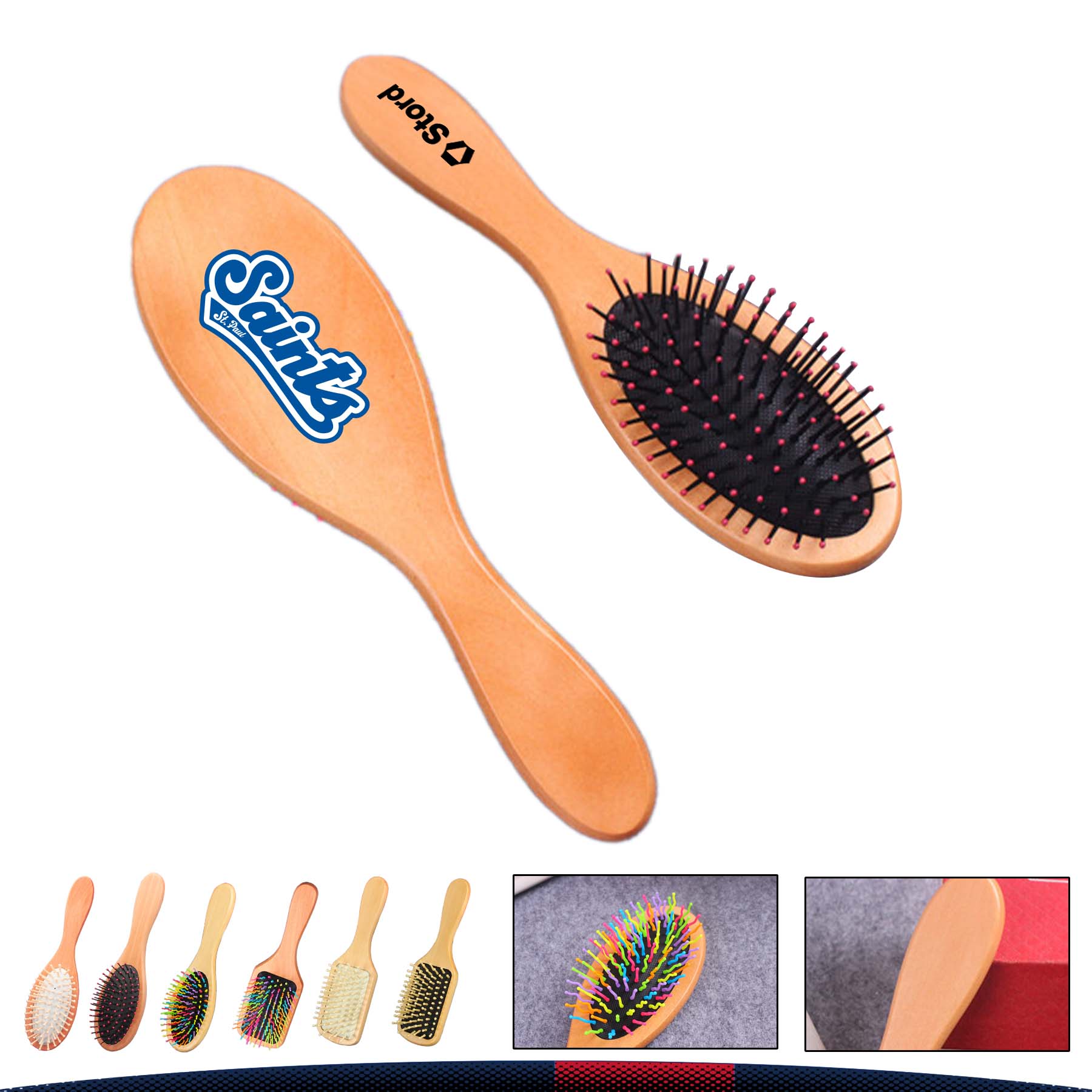 Wooden Air Cushion Comb 2