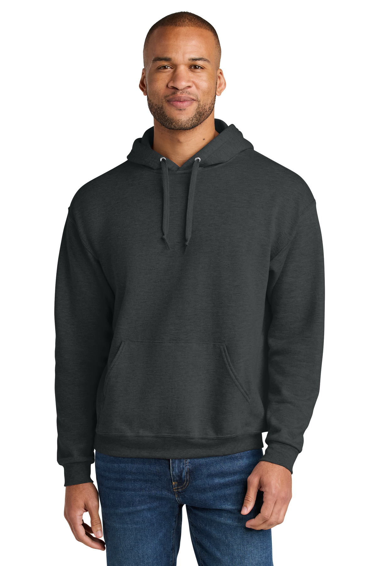 Jerzees Ultimate Unisex CVC Ring Spun Hooded Sweatshirt IC49M 94