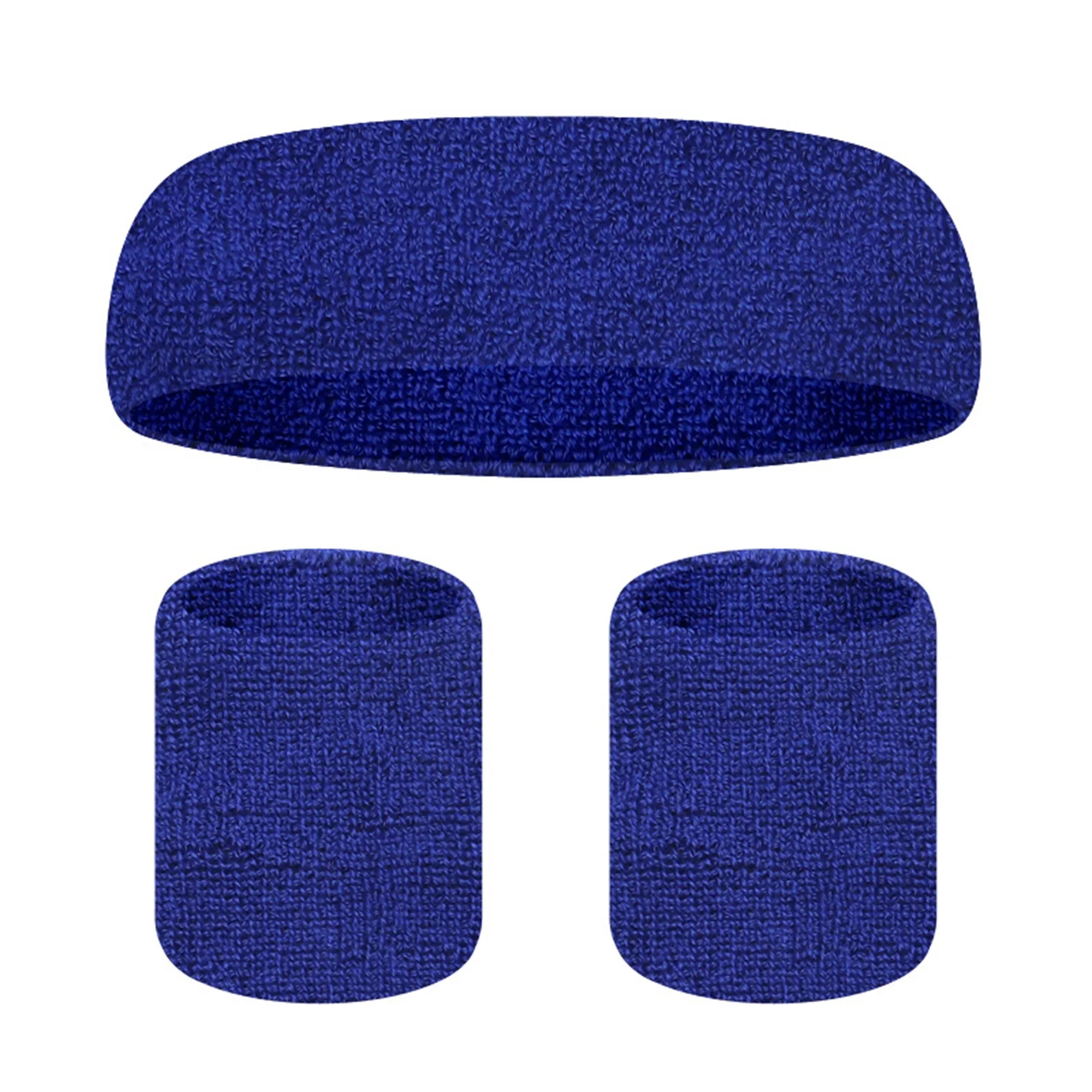 Cotton Towel Sweat Headband & Wristband Set 4