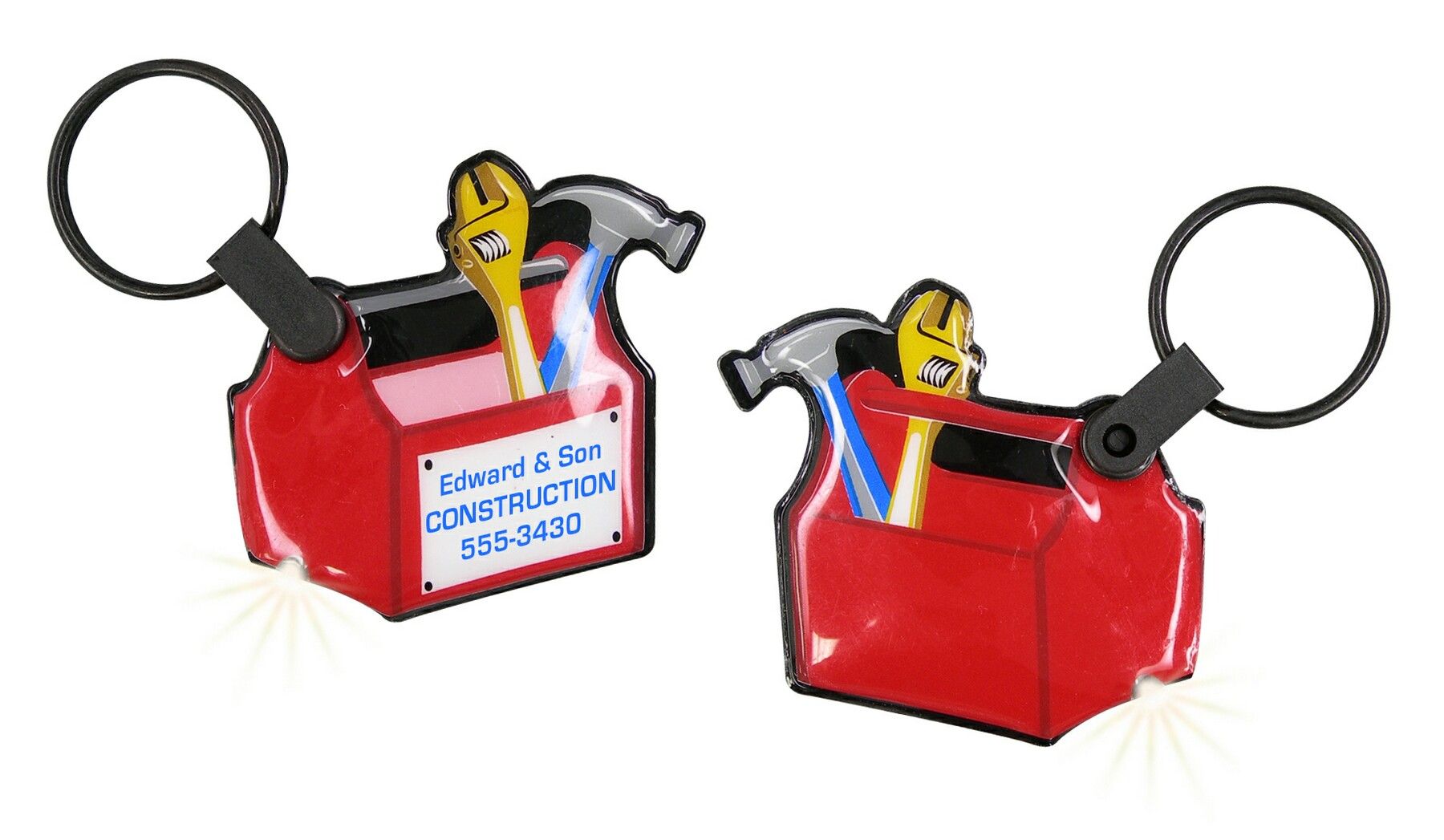 ShapeLights™ Color-A-Shape Key Ring Flashlight (Toolbox) 3