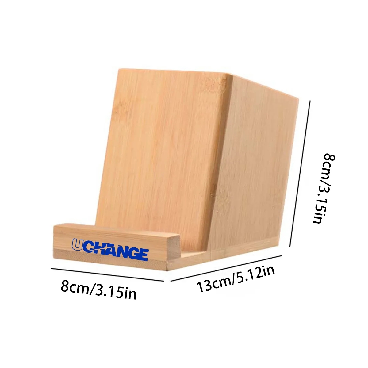 Bamboo Desk Organizer With Phone Stand And Pen Holder 4