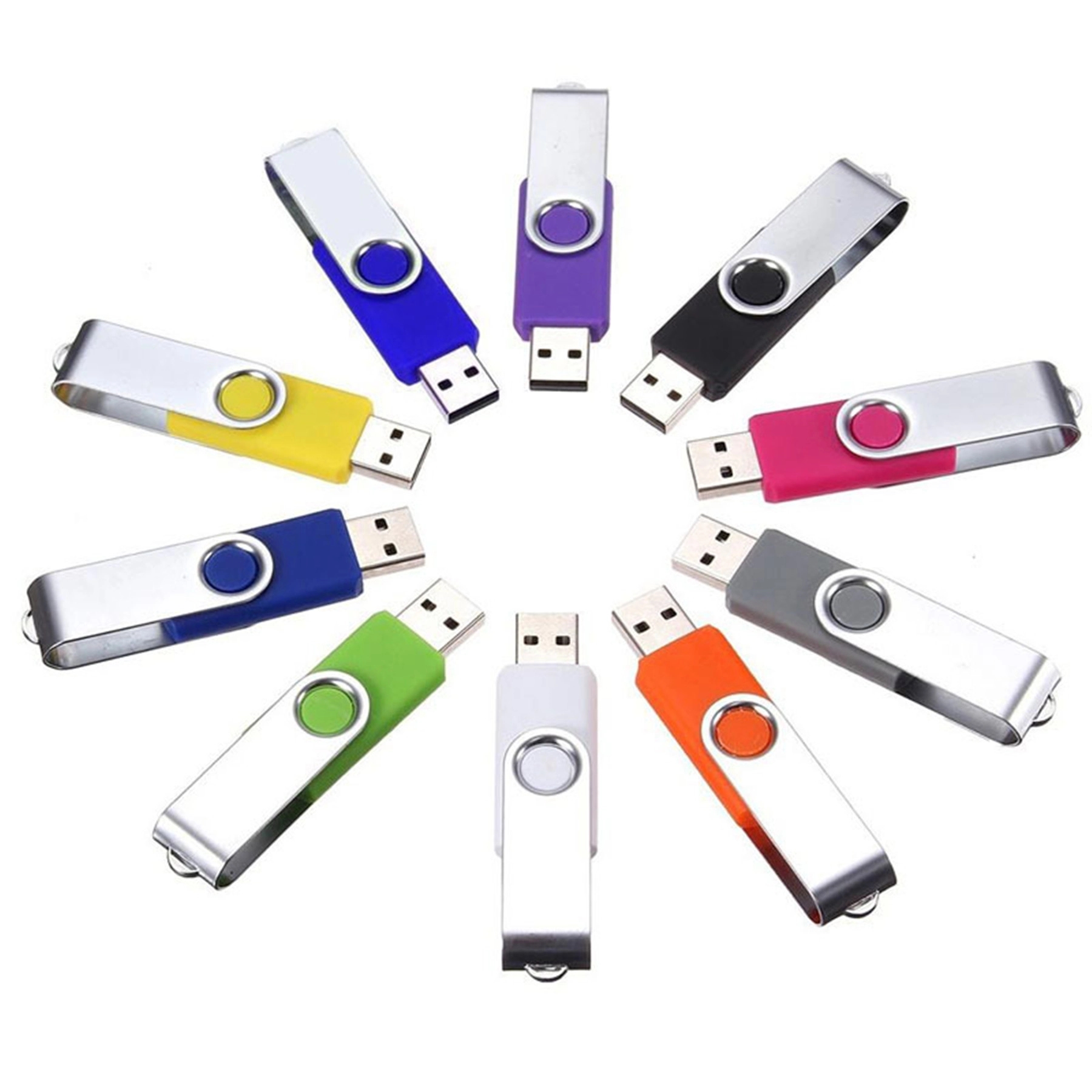 2GB Swing USB Flash Drive Swivel Cover MOQ 25 3
