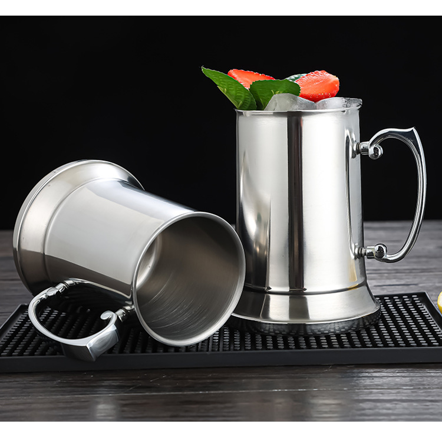 13.5oz Stainless Steel Beer Mugs 3