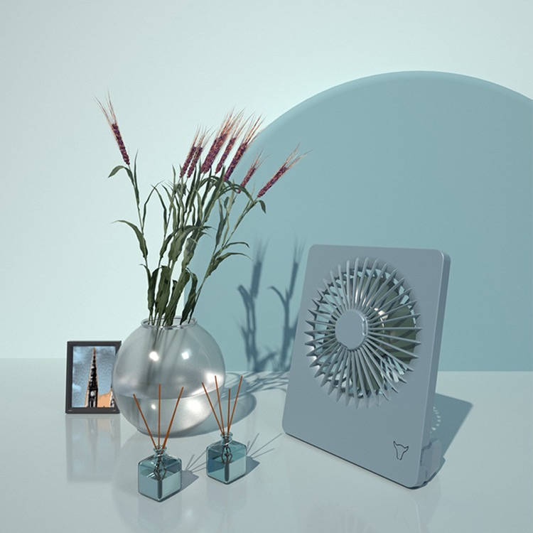 Mini Square Desktop Fan 3