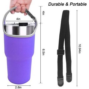 30Oz Carrier Holder Pouch With Shoulder Strap 2