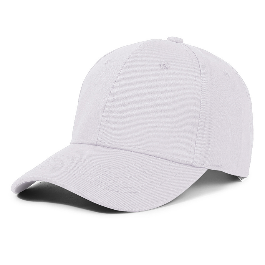 Stock Solid Color Cotton 6-Panel Baseball Cap w/ D-Ring 33
