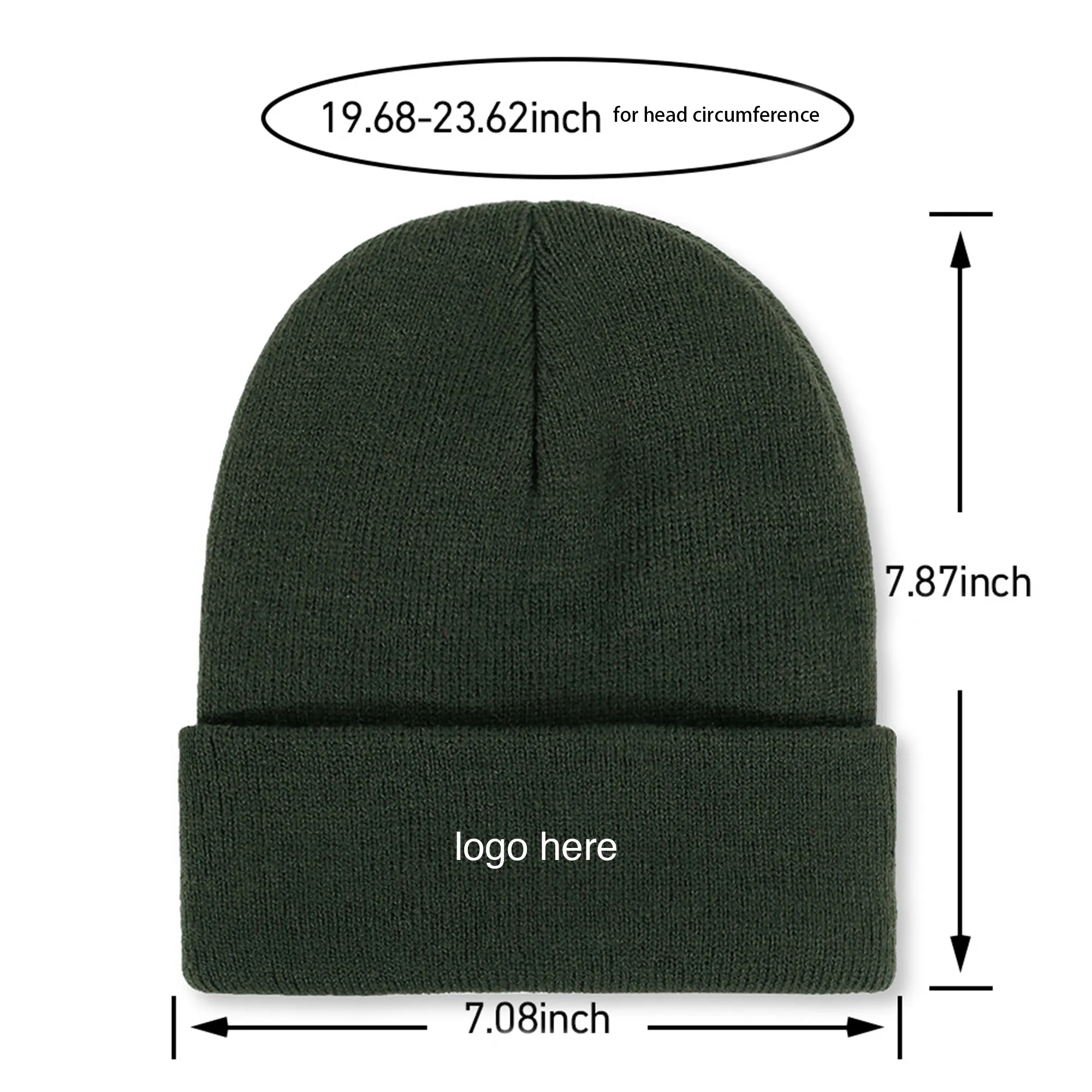 Knit Beanie Cap With Cuff 4