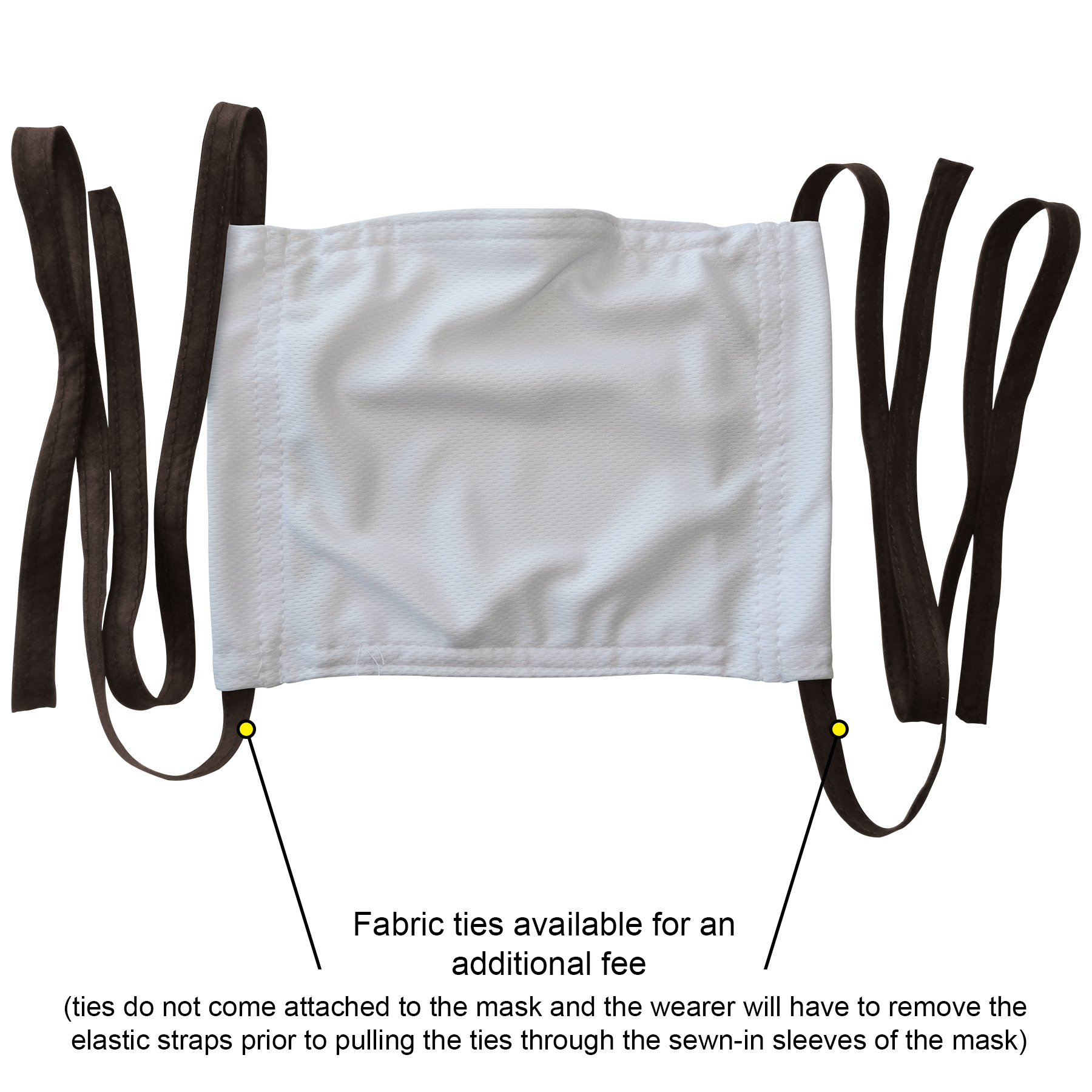 White Microfiber Face Cover 6