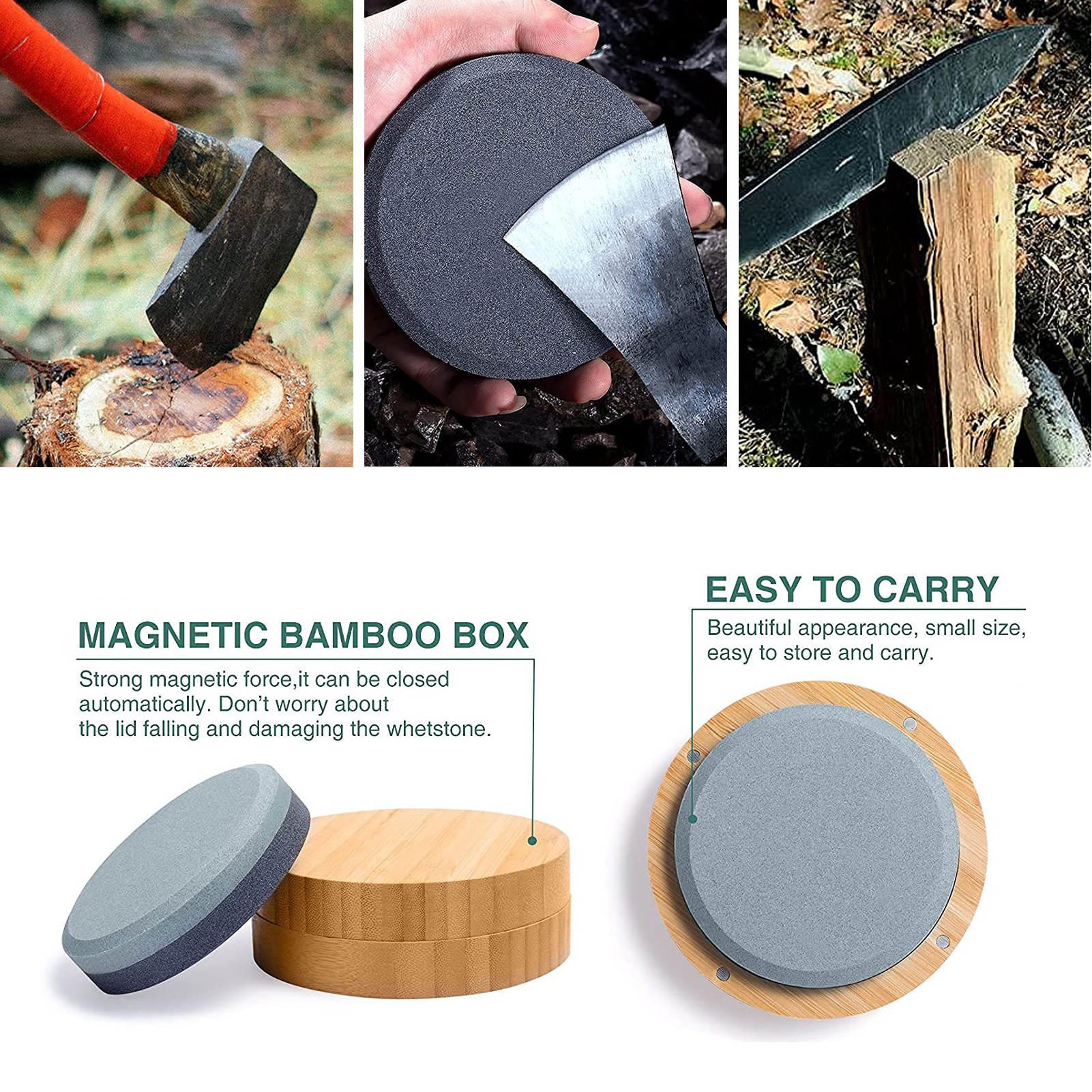 Multi Purpose Blade Tool Sharpener with Bamboo Box 2