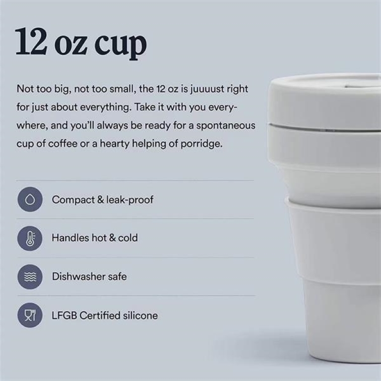 12oz Folding Water Cup 1