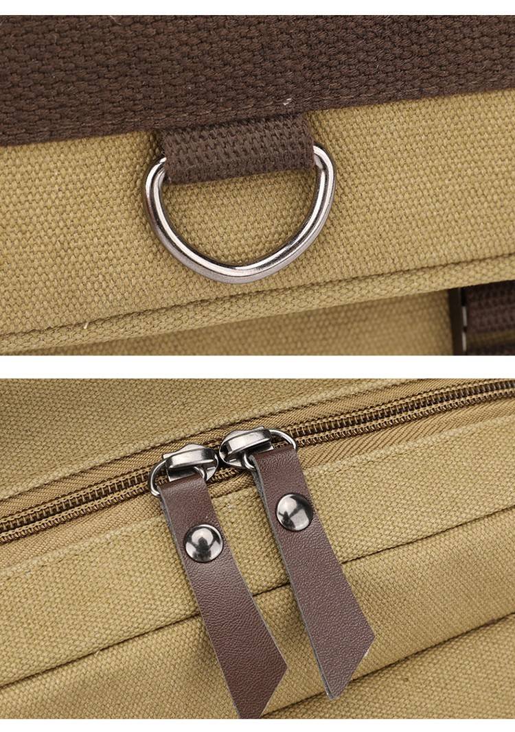 Canvas Cross-body Bag Anti-Theft For Women Men 14