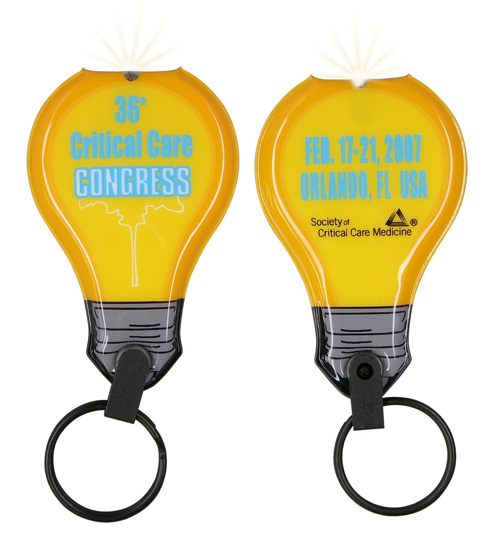 ShapeLights™ Color-A-Shape Key Ring Flashlight (Light Bulb) 3