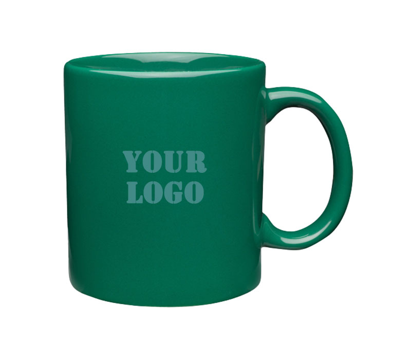 Colored Ceramic Mug, 11 oz. 3