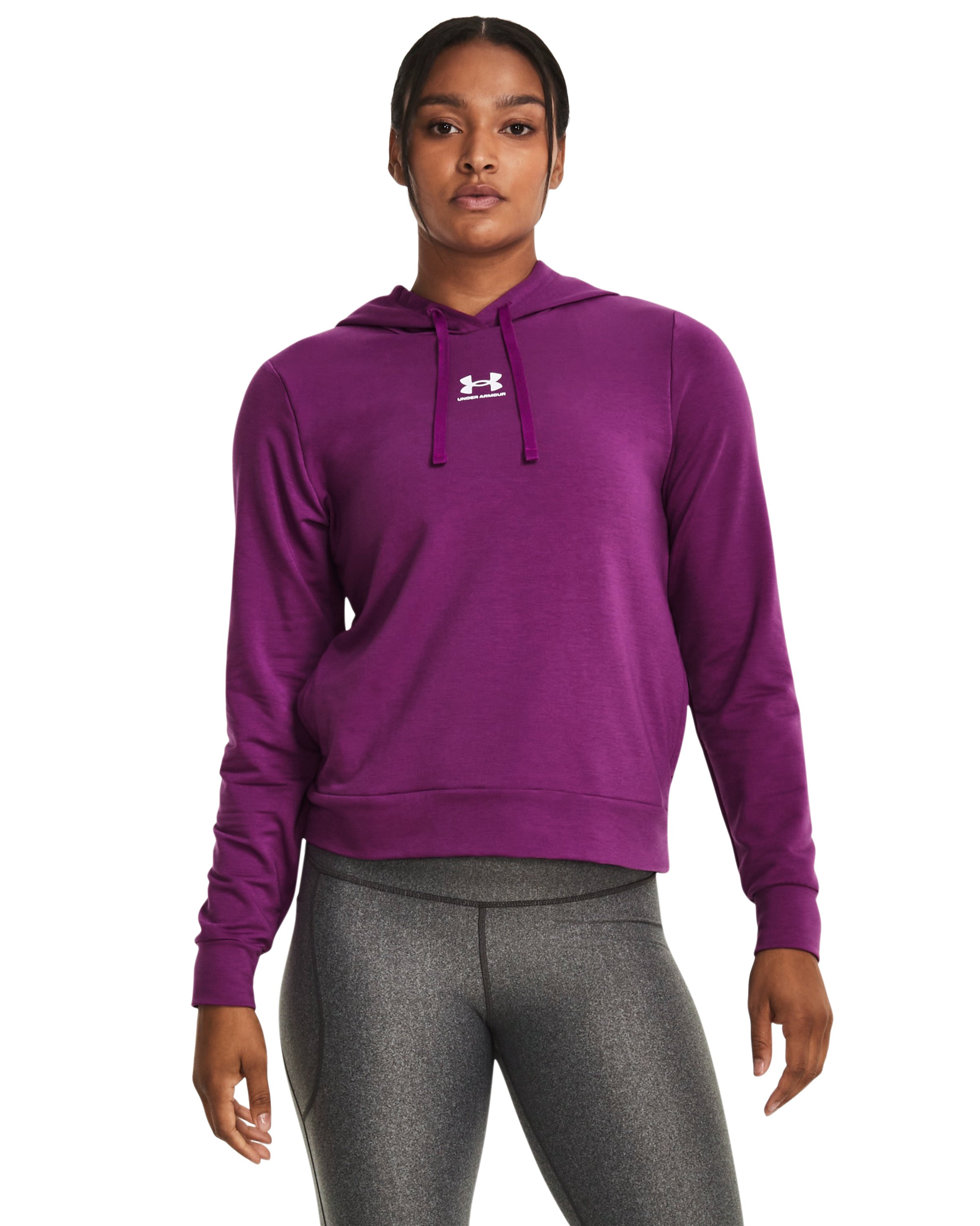 UA Rival Terry Women's Hoodie, custom hoodie or sweatshirt with logo imprint 7