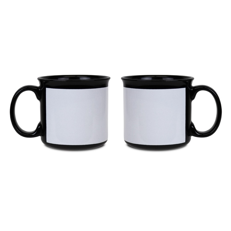 15oz Campy Black Ceramic Mug 4