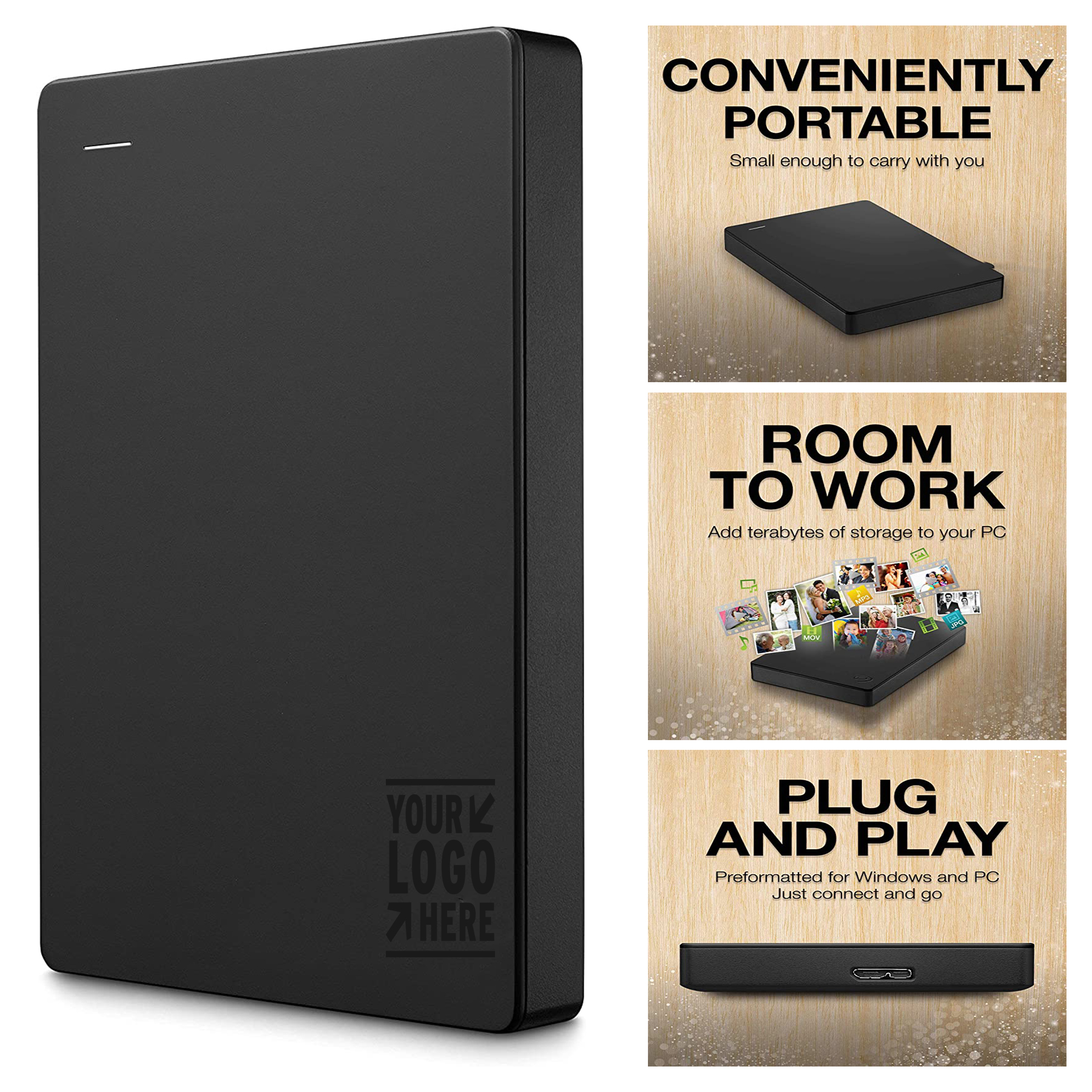 Portable 1TB External Hard Drive 2