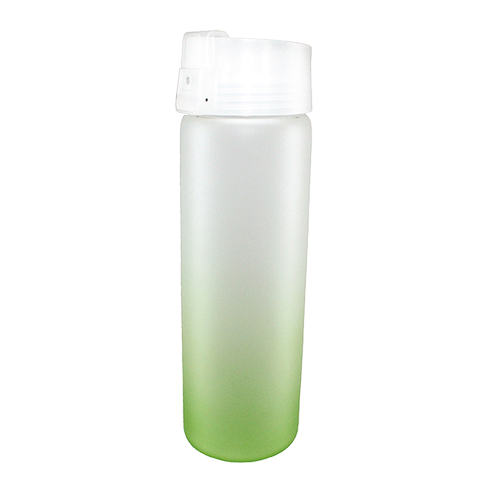 Halcyon® 20 oz. Frosted Glass Bottle with Flip Top Lid 10