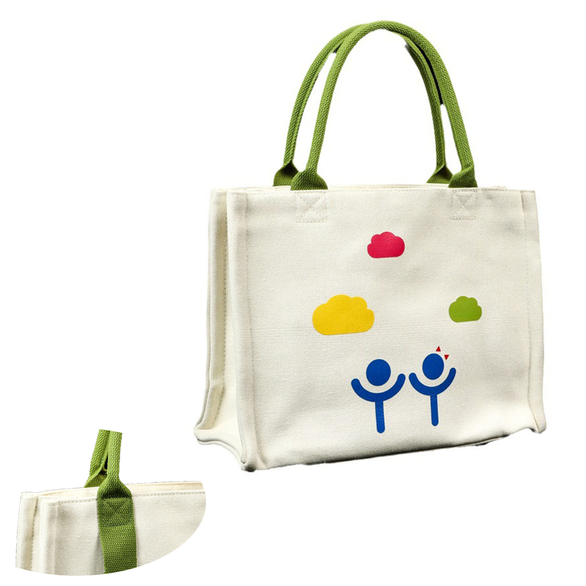 Classic Plain Canvas Shopper, custom tote bag with logo imprint 2