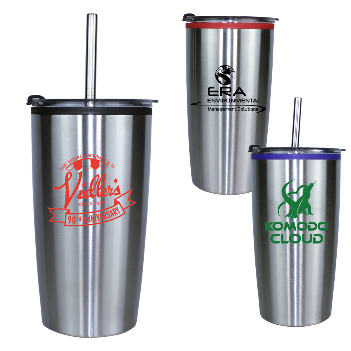 20 oz. Niagara Tumbler with Stainless Straw/Flip Top Lid 2