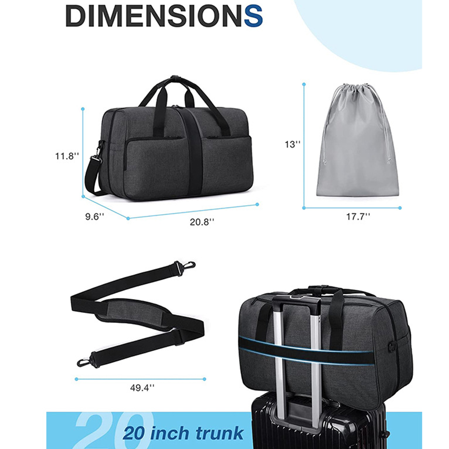 Weekend Outing With A Slung Duffel Bag 2