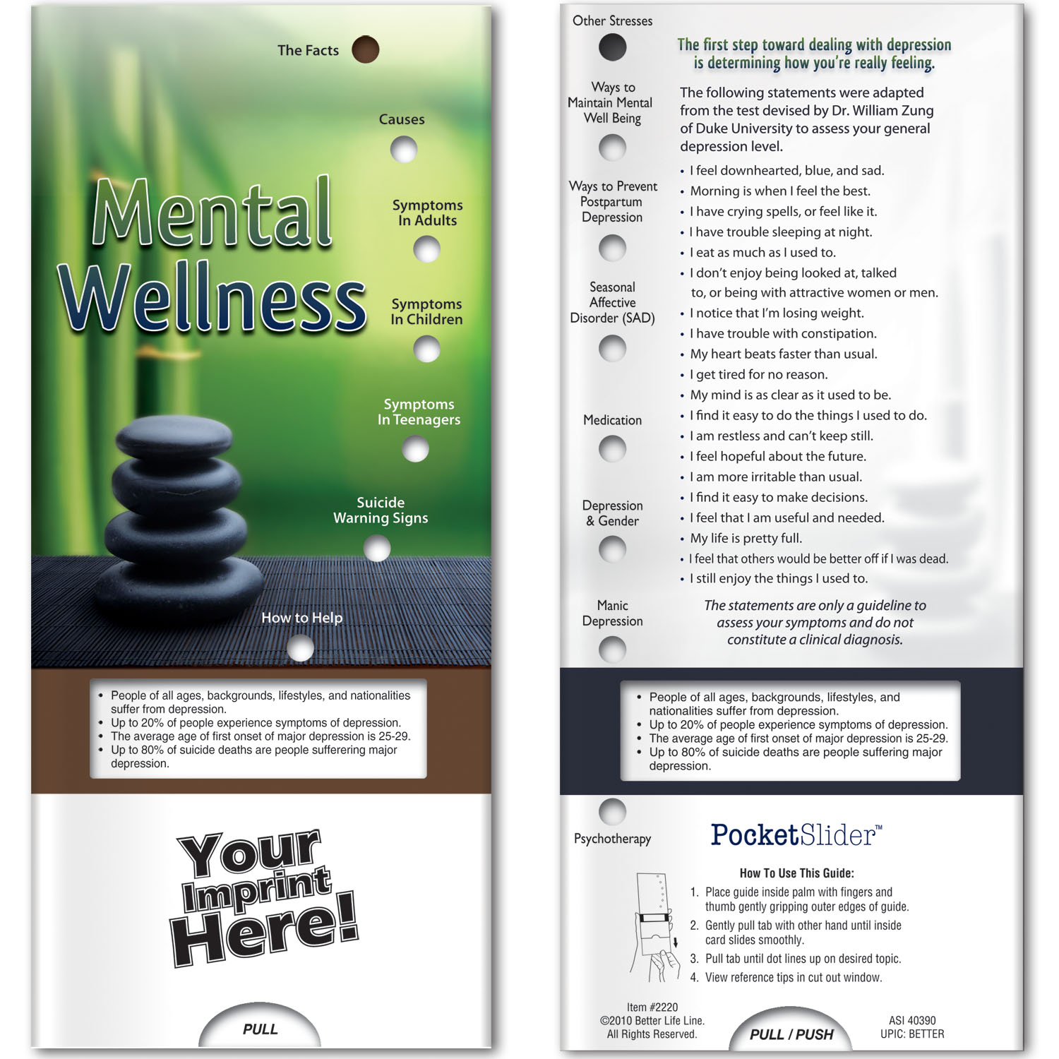 Pocket Slider - Mental Wellness 1