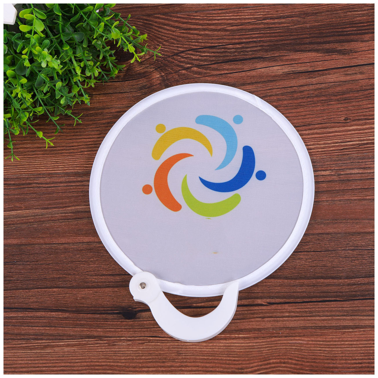 Customized Full Color Foldable Flying Discs Fan 4