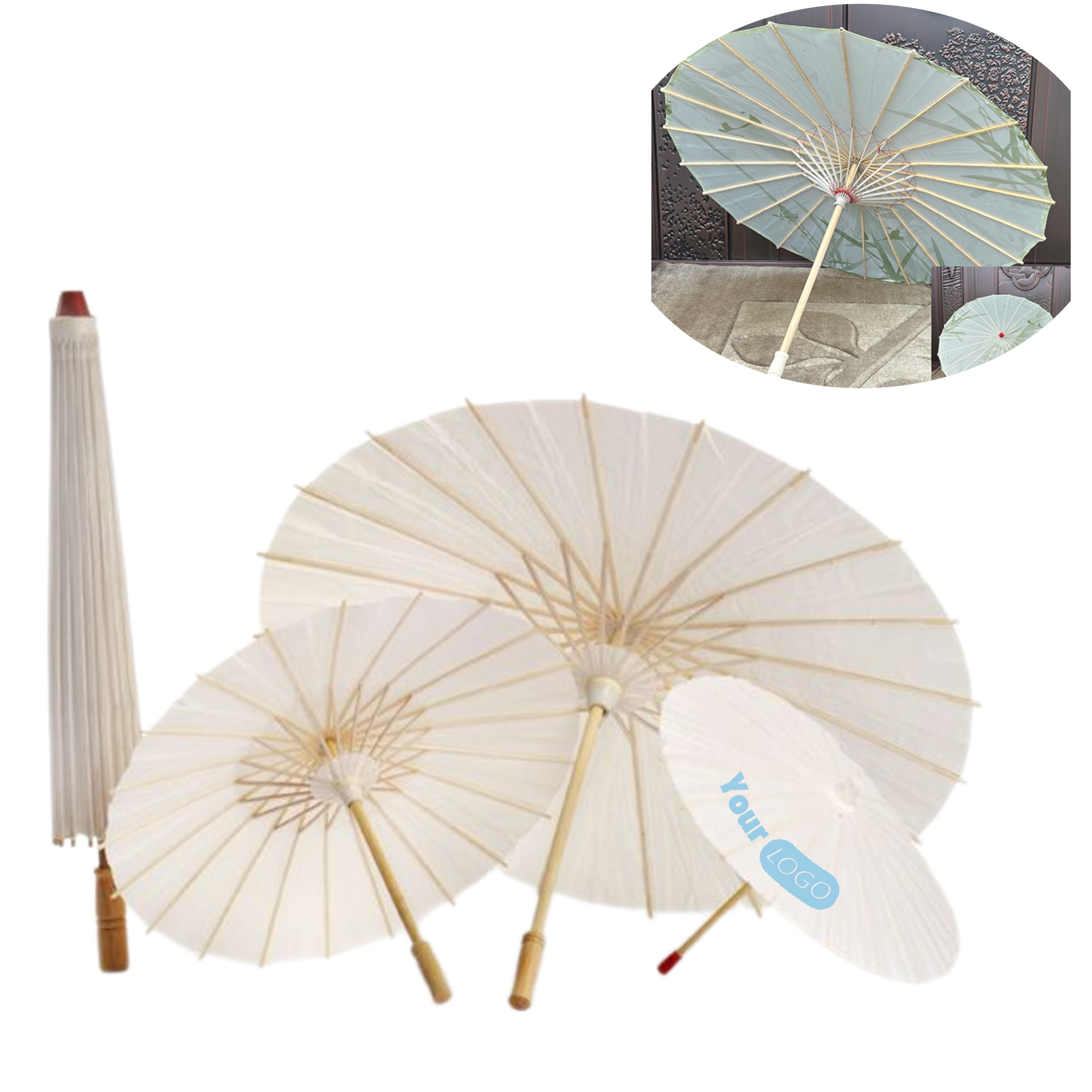 Handcrafted Vintage Oil Paper Umbrellas Waterproof 1