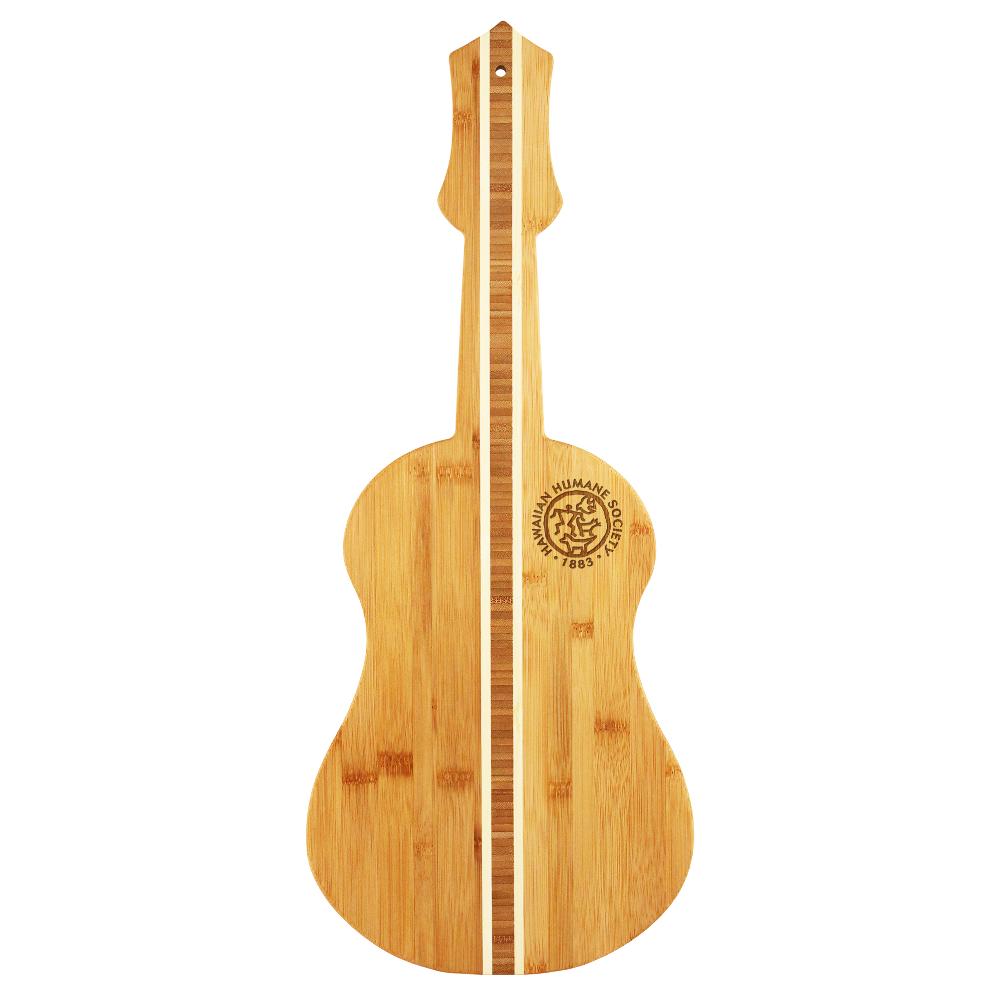 Ukulele / Guitar Shape Bamboo Cutting Board