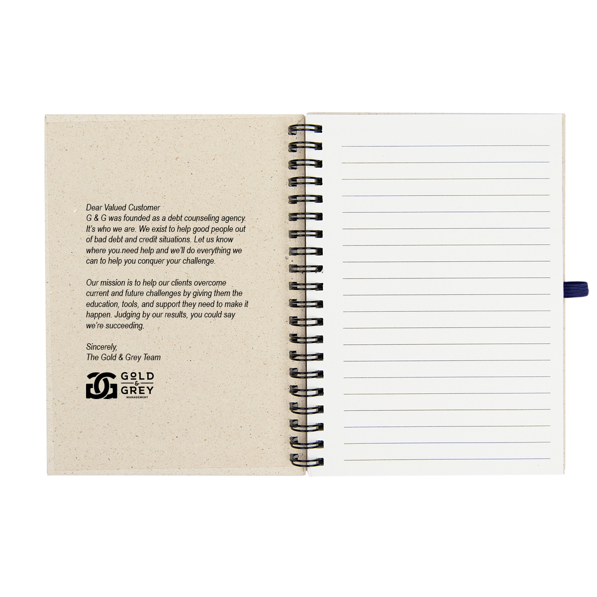 Natural Paper Spiral Notebook 12