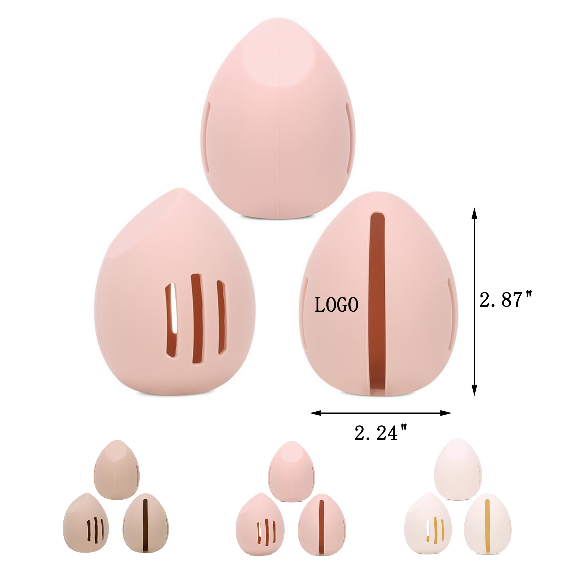 Breathable Silicone Beauty Egg Storage 1
