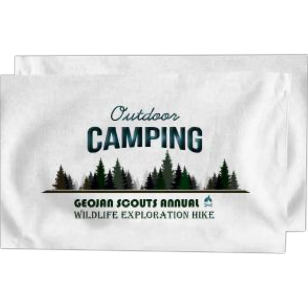 Sublimated Half-Bleed Microfiber Terry Sports Towel, 15x25 2