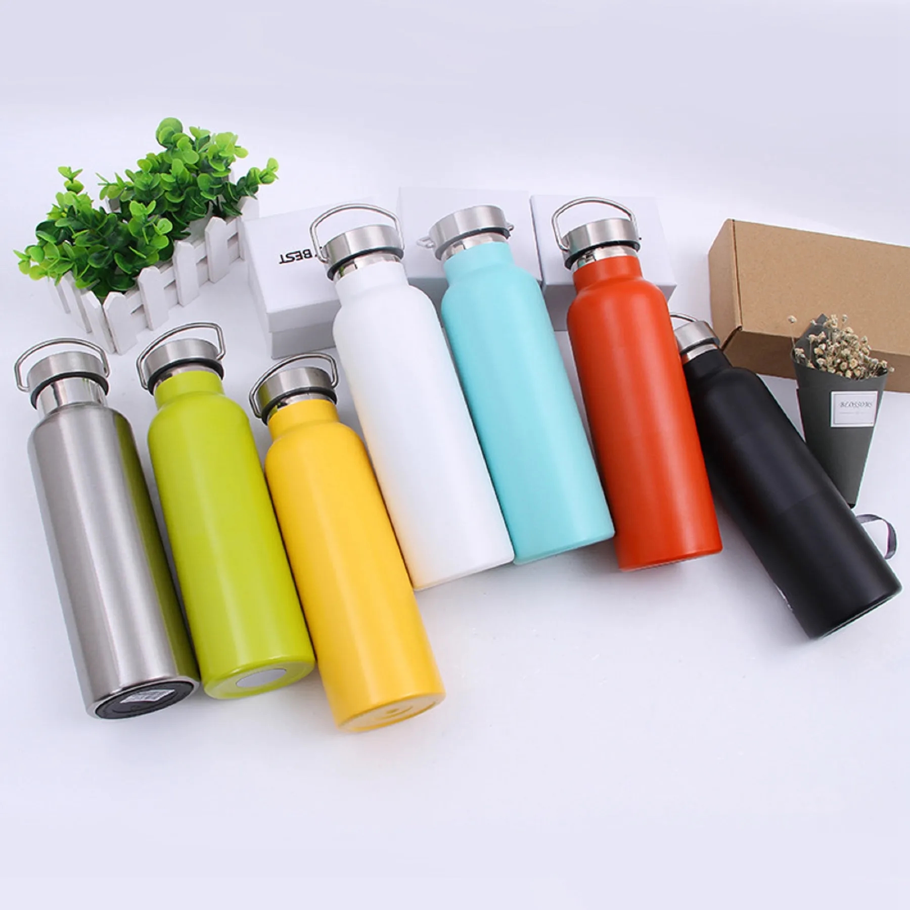 17 OZ Stainless Steel Hot Water Sport Bottle, custom water bottle with logo imprint 2