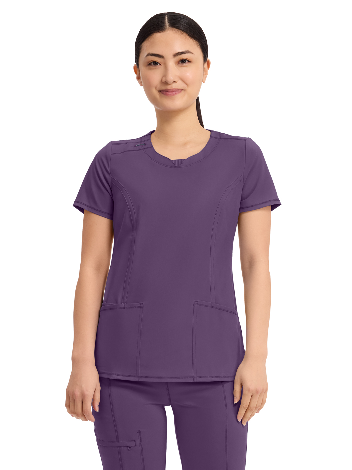 Infinity - Women's 3-Pocket Round Neck Top 79