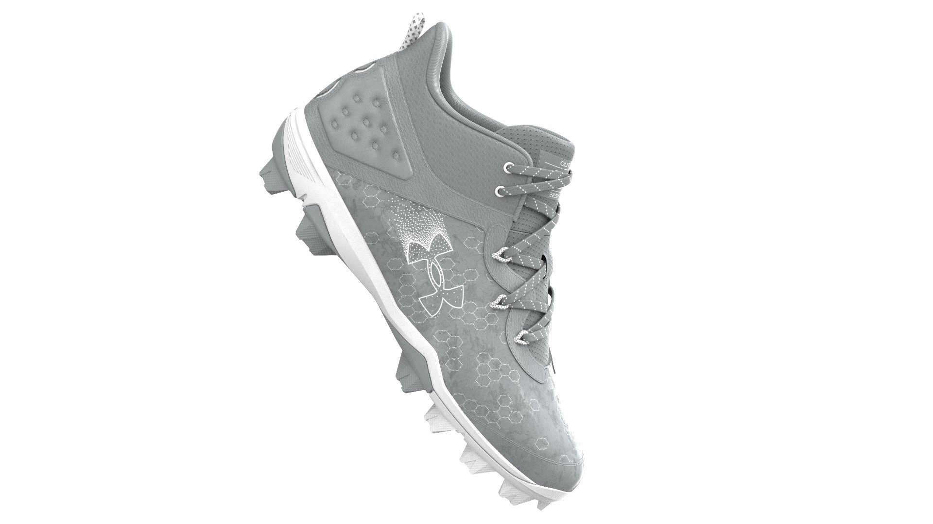 UA Harper 8 Mid RM Men's Baseball Cleats 2