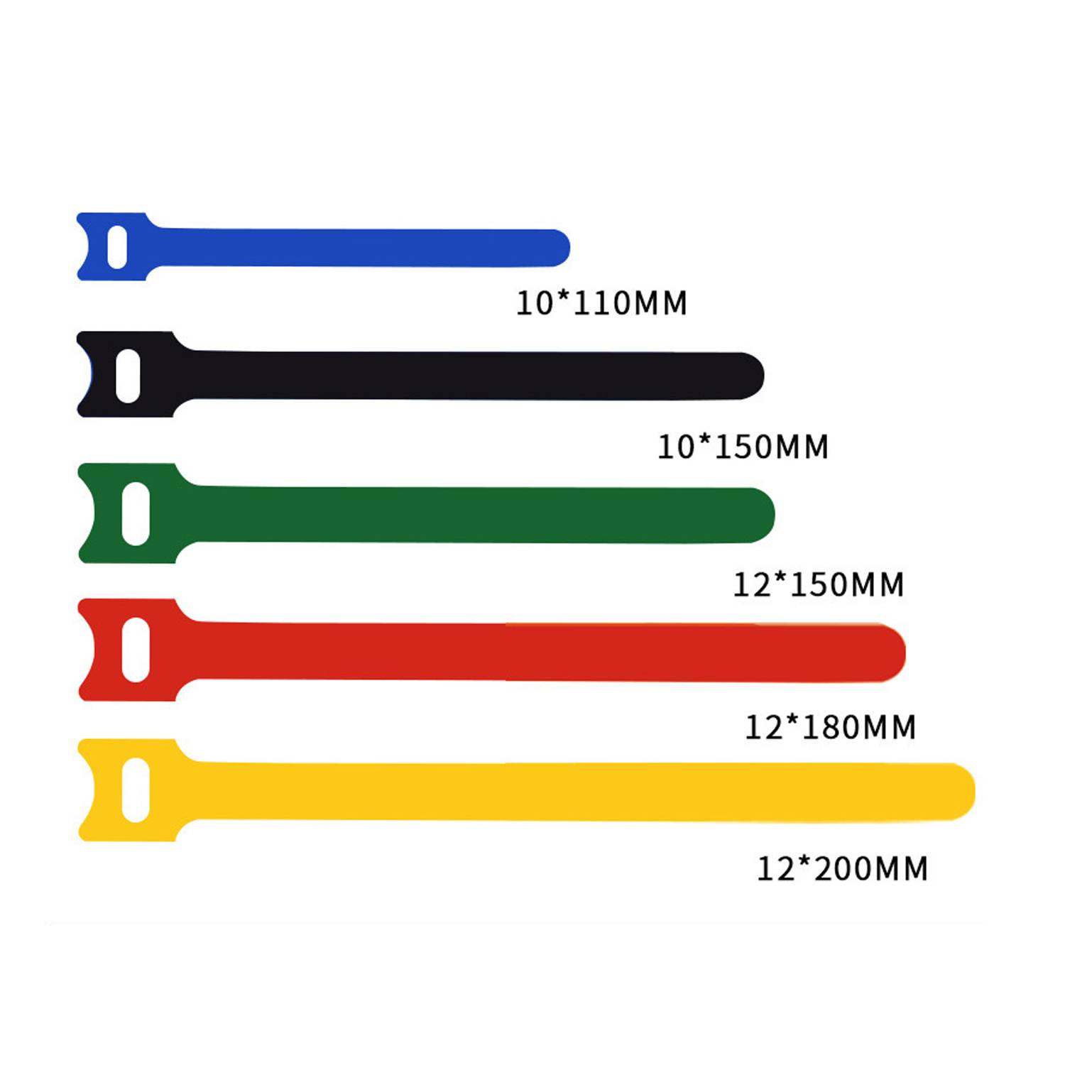 Headphone Charging Data Cable Organization Velcro Strap 3