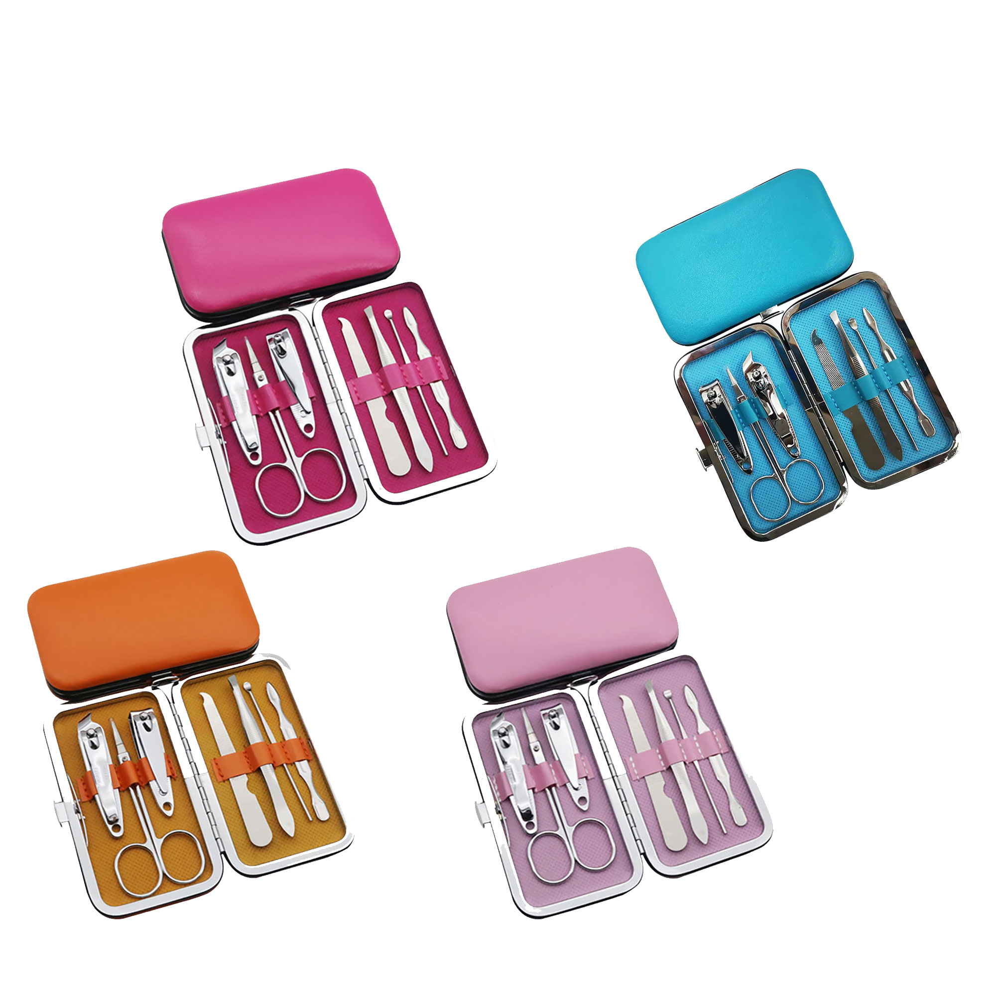 Colorful Seven Pieces Nail Care Kit 4