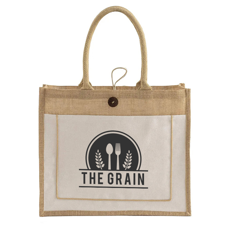 Mill Valley Jute Tote Bag 3