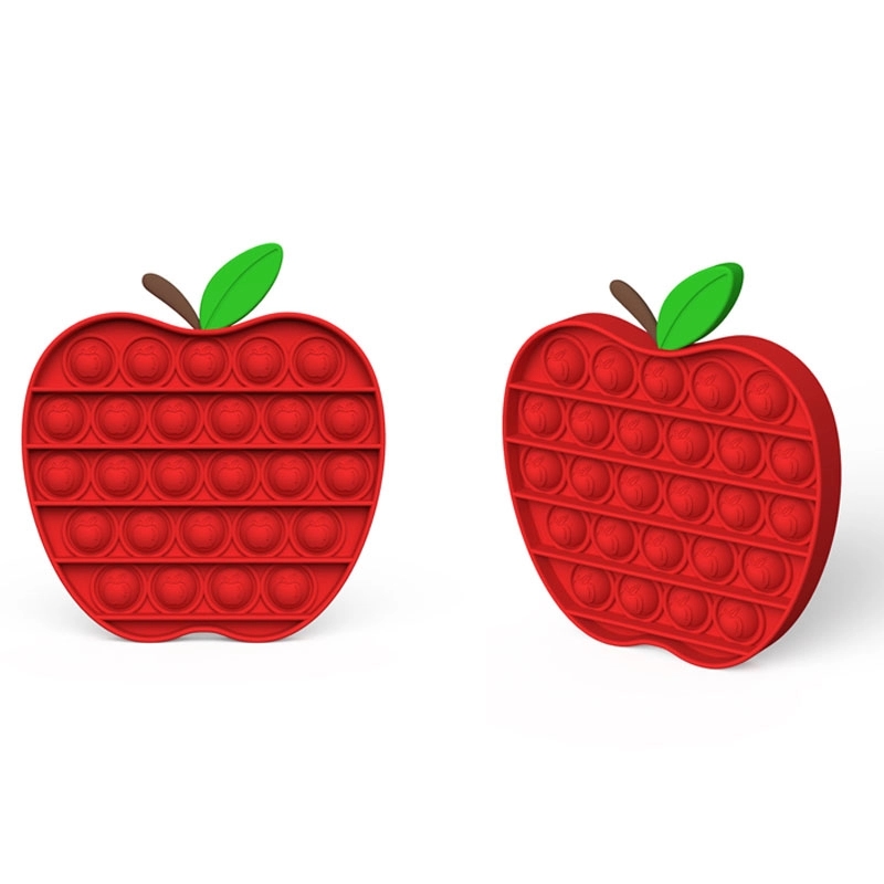 Apple Shaped Pop Bubble Fidget Sensory Toy