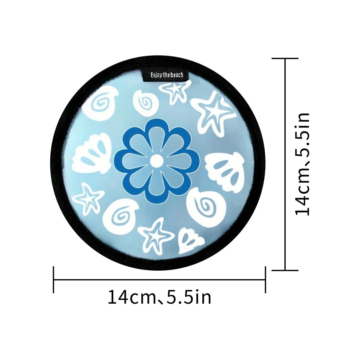 Sand Removing Beach Towel Pad With Carry Pouch 4