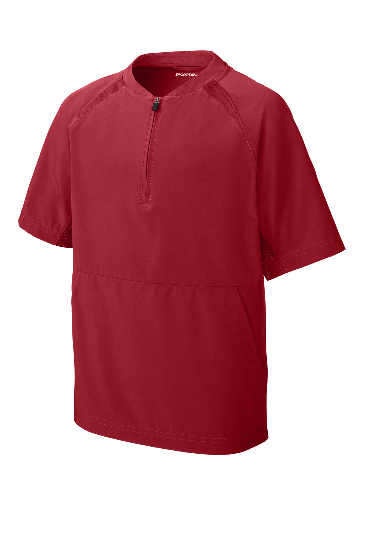 Sport-Tek Youth Repeat 1/2-Zip Short Sleeve Jacket YJST489 1